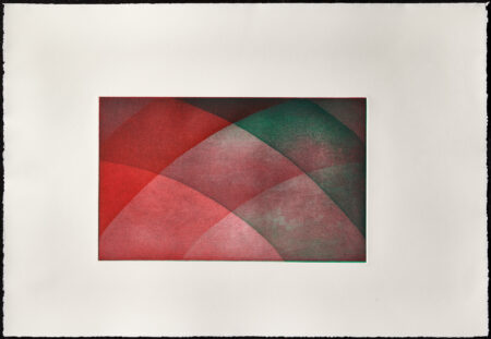 Aus der Serie Konklusion, Aquatinta mit zwei Platten und zwei Farben